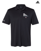 N.E.W. Lutheran HS Girls Basketball Eat Sleep Breathe - Mens Adidas Polo