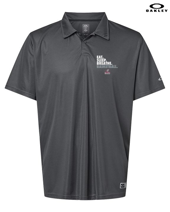 N.E.W. Lutheran HS Girls Basketball Eat Sleep Breathe - Mens Oakley Polo