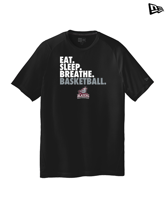 N.E.W. Lutheran HS Girls Basketball Eat Sleep Breathe - New Era Performance Shirt