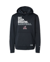 N.E.W. Lutheran HS Girls Basketball Eat Sleep Breathe - Oakley Performance Hoodie
