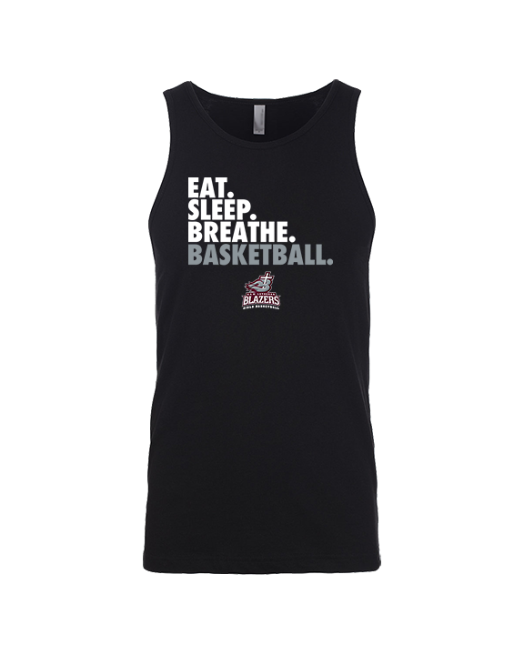 N.E.W. Lutheran HS Girls Basketball Eat Sleep Breathe - Tank Top