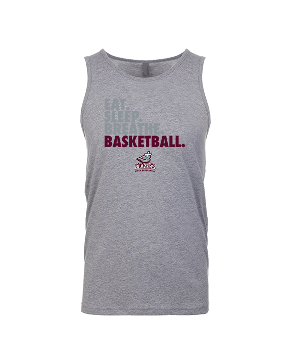 N.E.W. Lutheran HS Girls Basketball Eat Sleep Breathe - Tank Top