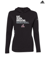 N.E.W. Lutheran HS Girls Basketball Eat Sleep Breathe - Womens Adidas Hoodie