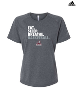 N.E.W. Lutheran HS Girls Basketball Eat Sleep Breathe - Womens Adidas Performance Shirt
