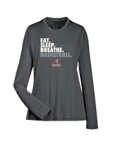 N.E.W. Lutheran HS Girls Basketball Eat Sleep Breathe - Womens Performance Longsleeve