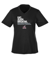 N.E.W. Lutheran HS Girls Basketball Eat Sleep Breathe - Womens Performance Shirt