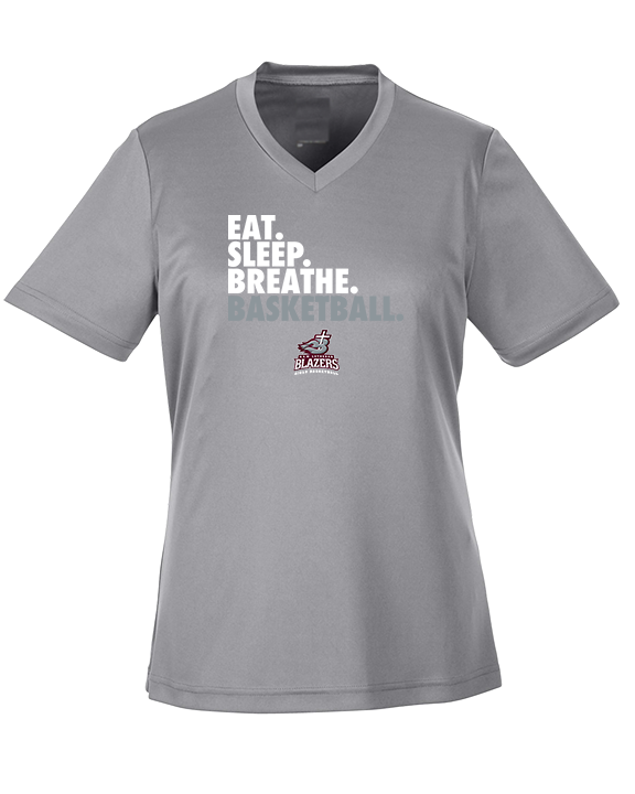 N.E.W. Lutheran HS Girls Basketball Eat Sleep Breathe - Womens Performance Shirt