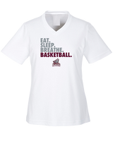 N.E.W. Lutheran HS Girls Basketball Eat Sleep Breathe - Womens Performance Shirt