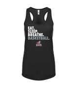N.E.W. Lutheran HS Girls Basketball Eat Sleep Breathe - Womens Tank Top
