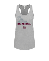 N.E.W. Lutheran HS Girls Basketball Eat Sleep Breathe - Womens Tank Top