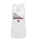 N.E.W. Lutheran HS Girls Basketball Eat Sleep Breathe - Womens Tank Top