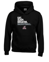 N.E.W. Lutheran HS Girls Basketball Eat Sleep Breathe - Youth Hoodie