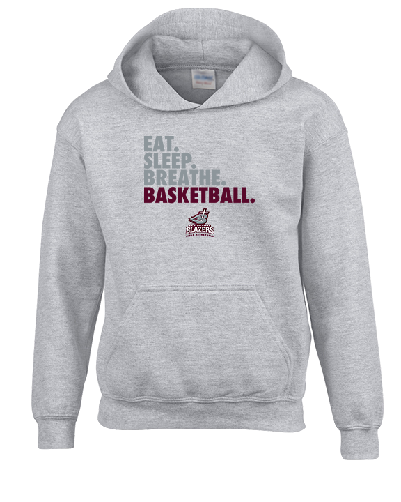 N.E.W. Lutheran HS Girls Basketball Eat Sleep Breathe - Youth Hoodie