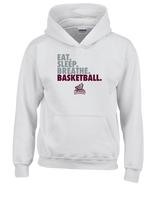 N.E.W. Lutheran HS Girls Basketball Eat Sleep Breathe - Youth Hoodie