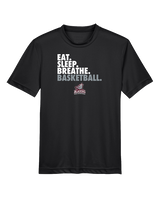 N.E.W. Lutheran HS Girls Basketball Eat Sleep Breathe - Youth Performance Shirt