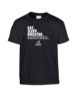 N.E.W. Lutheran HS Girls Basketball Eat Sleep Breathe - Youth Shirt