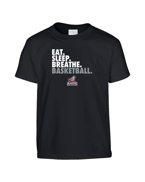 N.E.W. Lutheran HS Girls Basketball Eat Sleep Breathe - Youth Shirt
