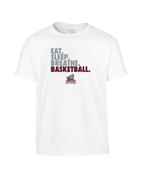 N.E.W. Lutheran HS Girls Basketball Eat Sleep Breathe - Youth Shirt