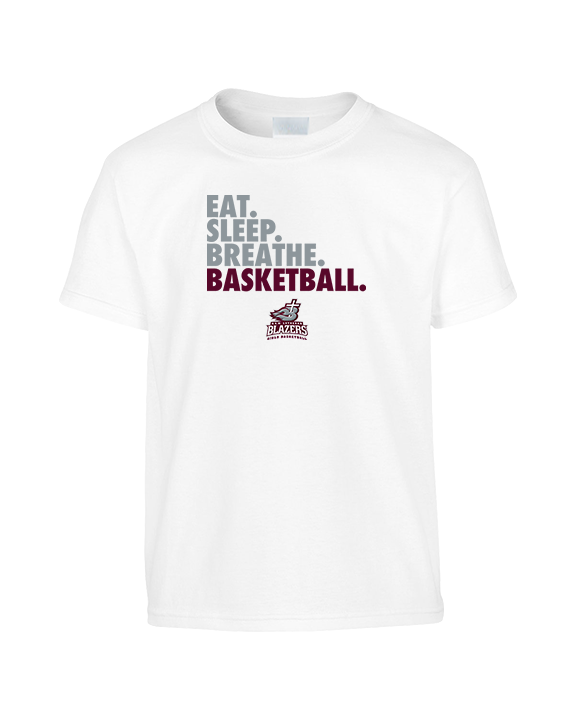 N.E.W. Lutheran HS Girls Basketball Eat Sleep Breathe - Youth Shirt