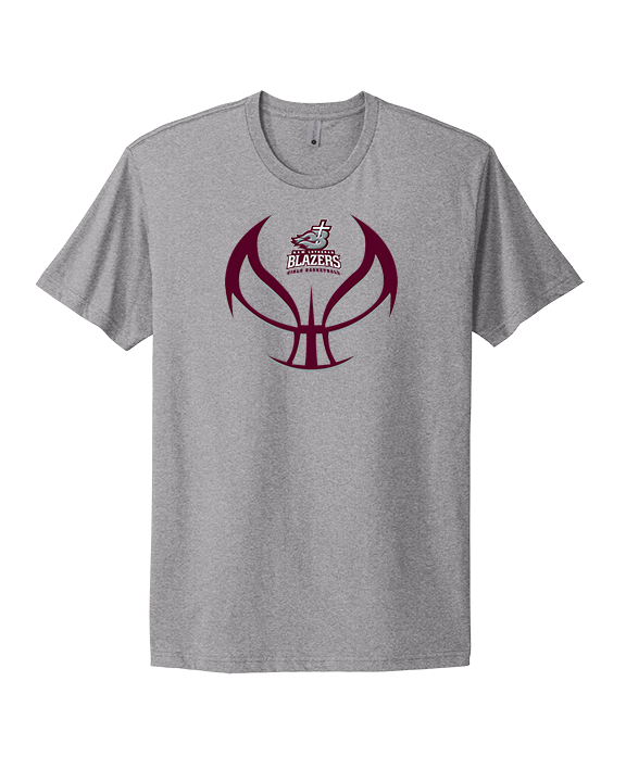 N.E.W. Lutheran HS Girls Basketball Full Ball - Mens Select Cotton T-Shirt
