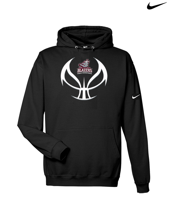 N.E.W. Lutheran HS Girls Basketball Full Ball - Nike Club Fleece Hoodie