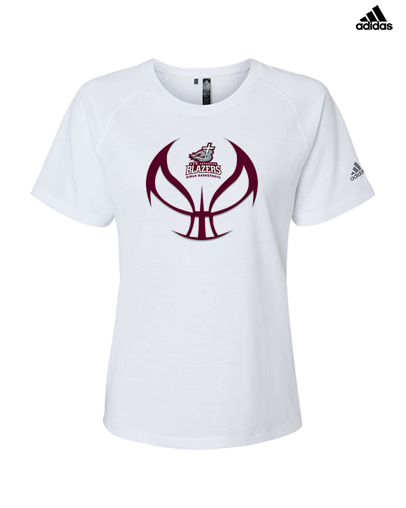 N.E.W. Lutheran HS Girls Basketball Full Ball - Womens Adidas Performance Shirt