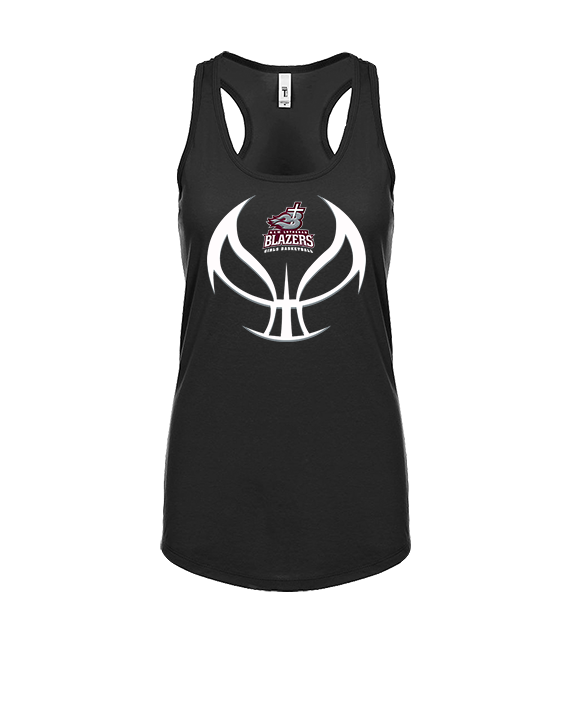 N.E.W. Lutheran HS Girls Basketball Full Ball - Womens Tank Top