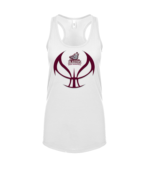 N.E.W. Lutheran HS Girls Basketball Full Ball - Womens Tank Top
