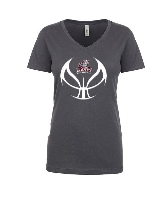 N.E.W. Lutheran HS Girls Basketball Full Ball - Womens Vneck