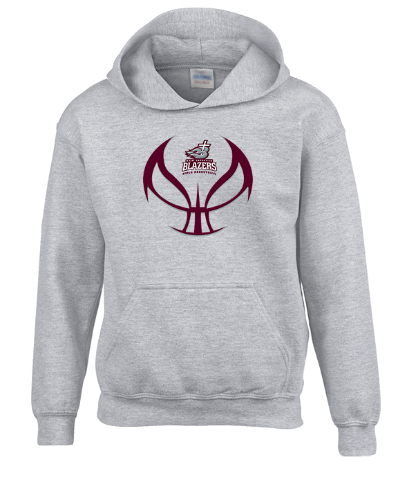 N.E.W. Lutheran HS Girls Basketball Full Ball - Youth Hoodie