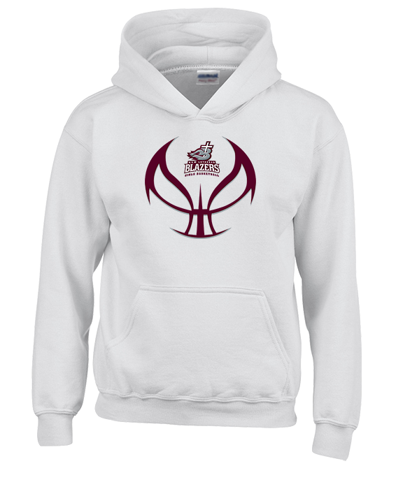 N.E.W. Lutheran HS Girls Basketball Full Ball - Youth Hoodie