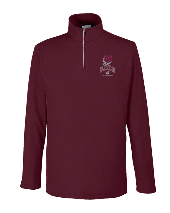 N.E.W. Lutheran HS Girls Basketball On Fire - Mens Quarter Zip