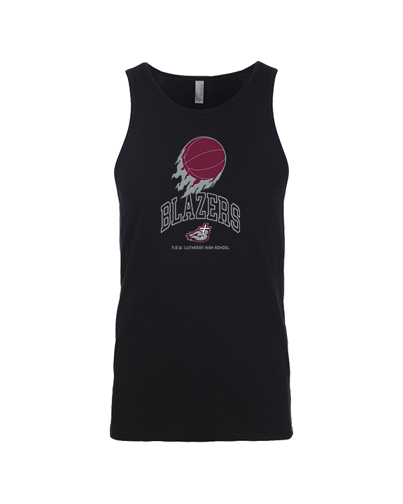 N.E.W. Lutheran HS Girls Basketball On Fire - Tank Top