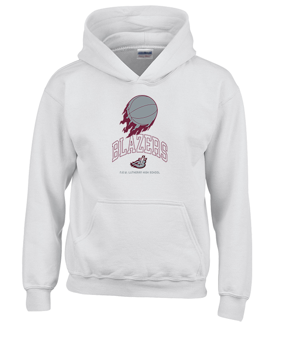 N.E.W. Lutheran HS Girls Basketball On Fire - Youth Hoodie