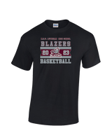 N.E.W. Lutheran HS Girls Basketball Stamp - Cotton T-Shirt