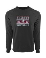 N.E.W. Lutheran HS Girls Basketball Stamp - Crewneck Sweatshirt