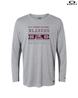 N.E.W. Lutheran HS Girls Basketball Stamp - Mens Oakley Longsleeve
