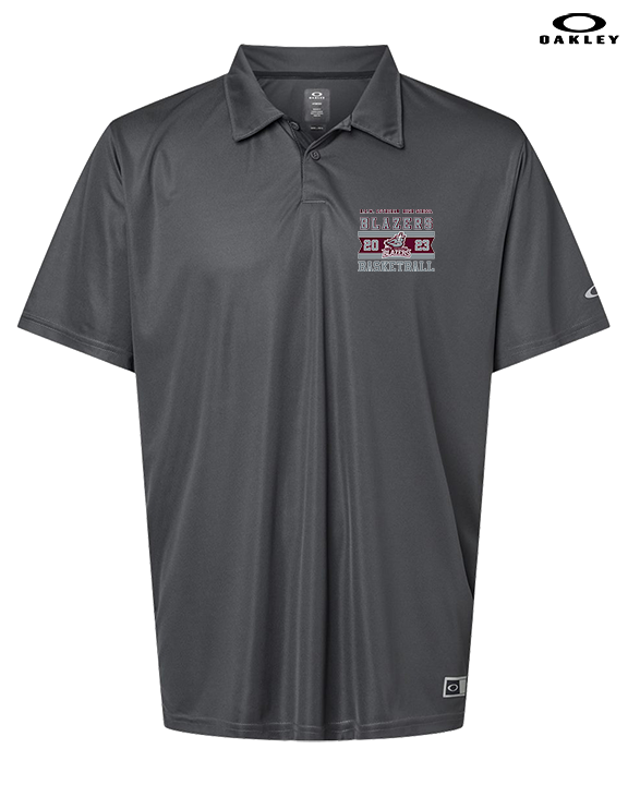 N.E.W. Lutheran HS Girls Basketball Stamp - Mens Oakley Polo
