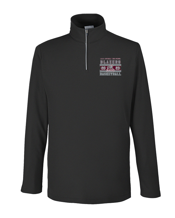 N.E.W. Lutheran HS Girls Basketball Stamp - Mens Quarter Zip