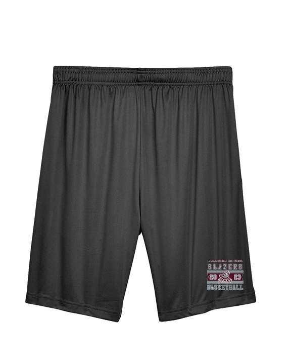 N.E.W. Lutheran HS Girls Basketball Stamp - Mens Training Shorts with Pockets
