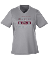 N.E.W. Lutheran HS Girls Basketball Stamp - Womens Performance Shirt