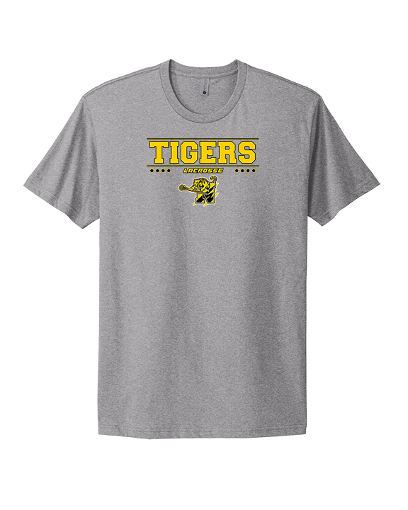 NYAA Boys Lacrosse Border - Mens Select Cotton T-Shirt