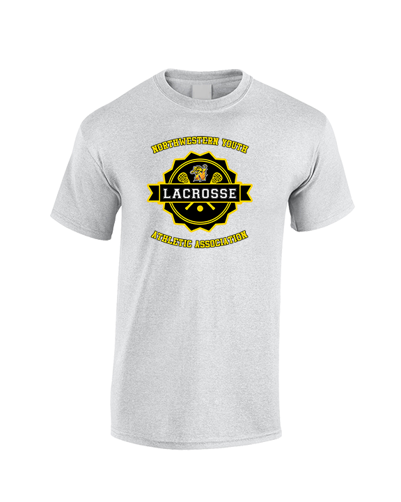 NYAA Boys Lacrosse Badge - Cotton T-Shirt