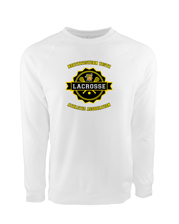 NYAA Boys Lacrosse Badge - Crewneck Sweatshirt