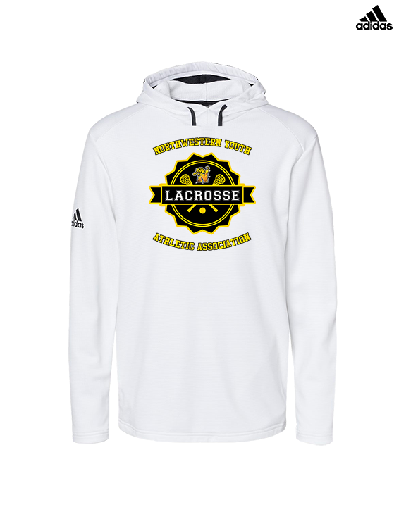 NYAA Boys Lacrosse Badge - Mens Adidas Hoodie