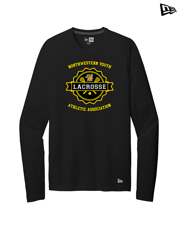 NYAA Boys Lacrosse Badge - New Era Performance Long Sleeve