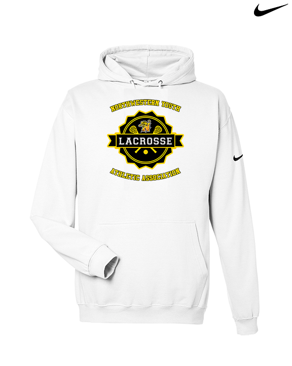 NYAA Boys Lacrosse Badge - Nike Club Fleece Hoodie