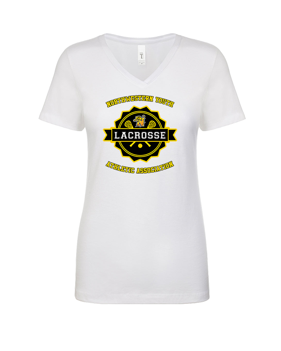 NYAA Boys Lacrosse Badge - Womens V-Neck