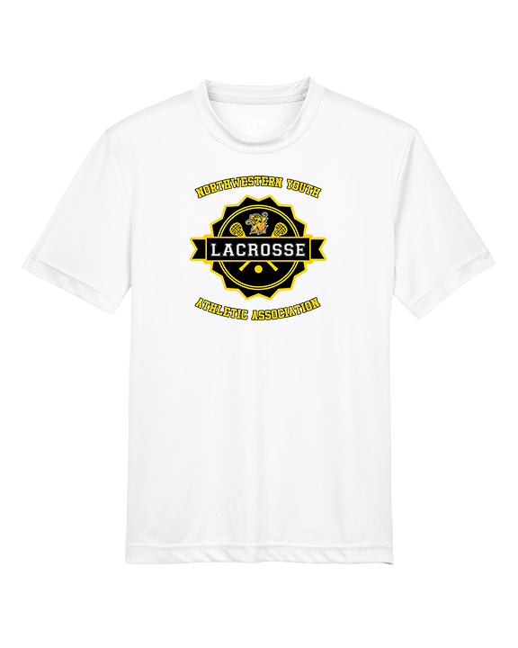 NYAA Boys Lacrosse Badge - Youth Performance Shirt