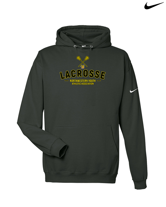 NYAA Boys Lacrosse Short - Nike Club Fleece Hoodie